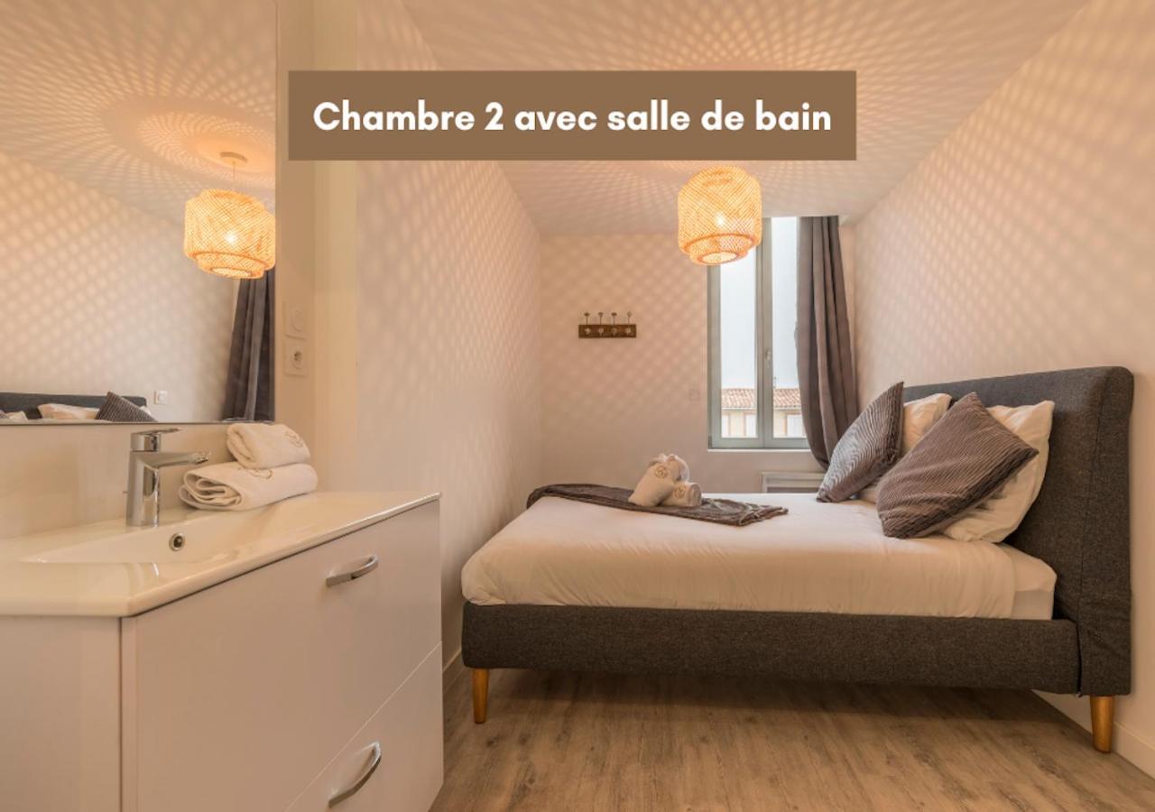Atypique - 2 Chambres Avec Salles De Bains, Cuisine Equipee, Parking Gratuit Кастелсаразен Екстериор снимка